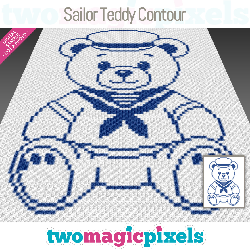 Sailor Teddy Contour by Two Magic Pixels