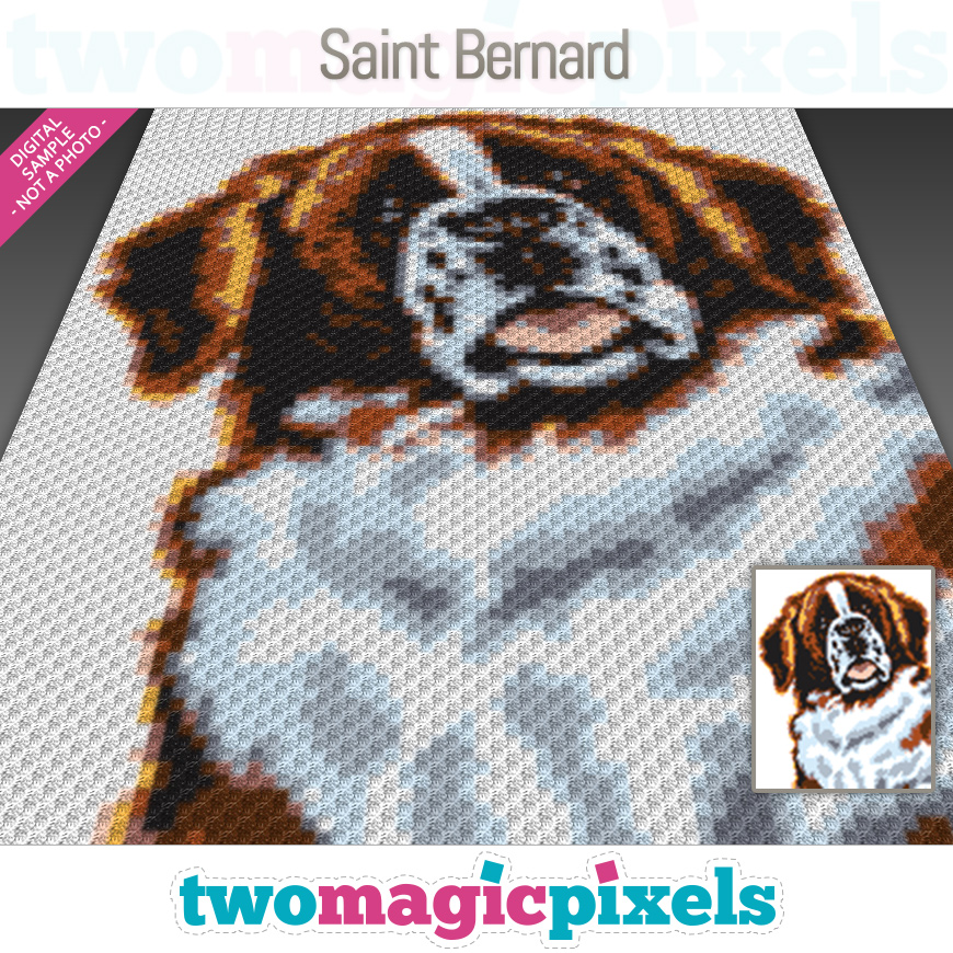 Saint Bernard by Two Magic Pixels