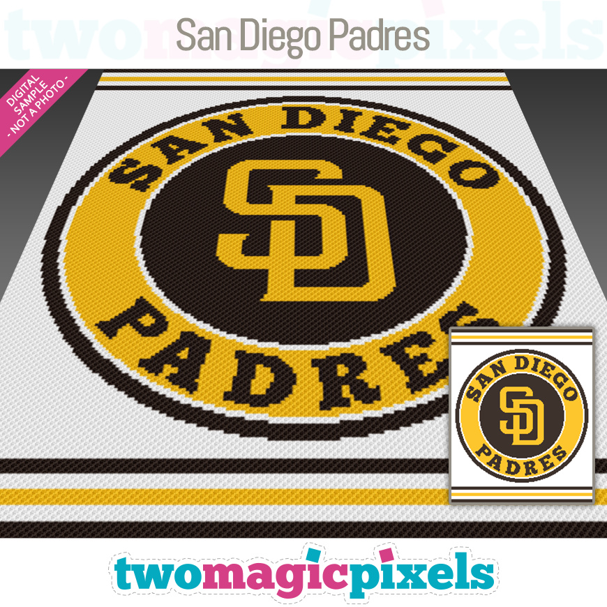 San Diego Padres by Two Magic Pixels