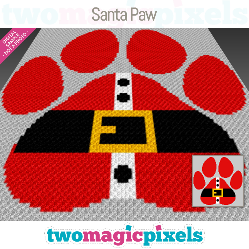 Santa Paw by Two Magic Pixels Santa Paw by Two Magic Pixels