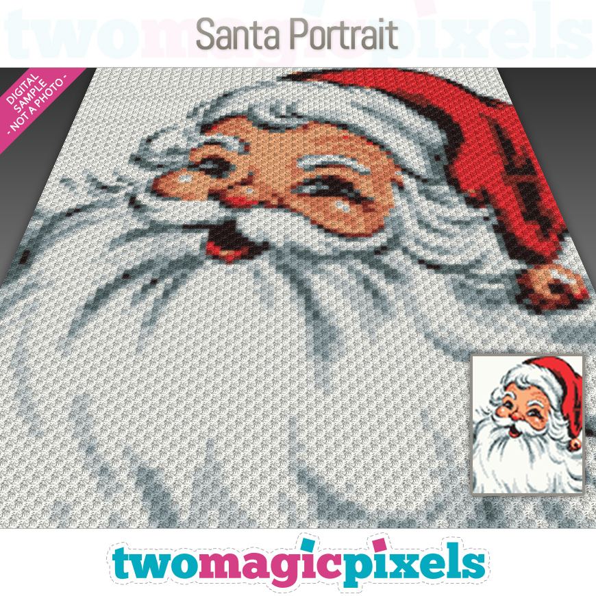 Santa Portrait by Two Magic Pixels Santa Portrait by Two Magic Pixels