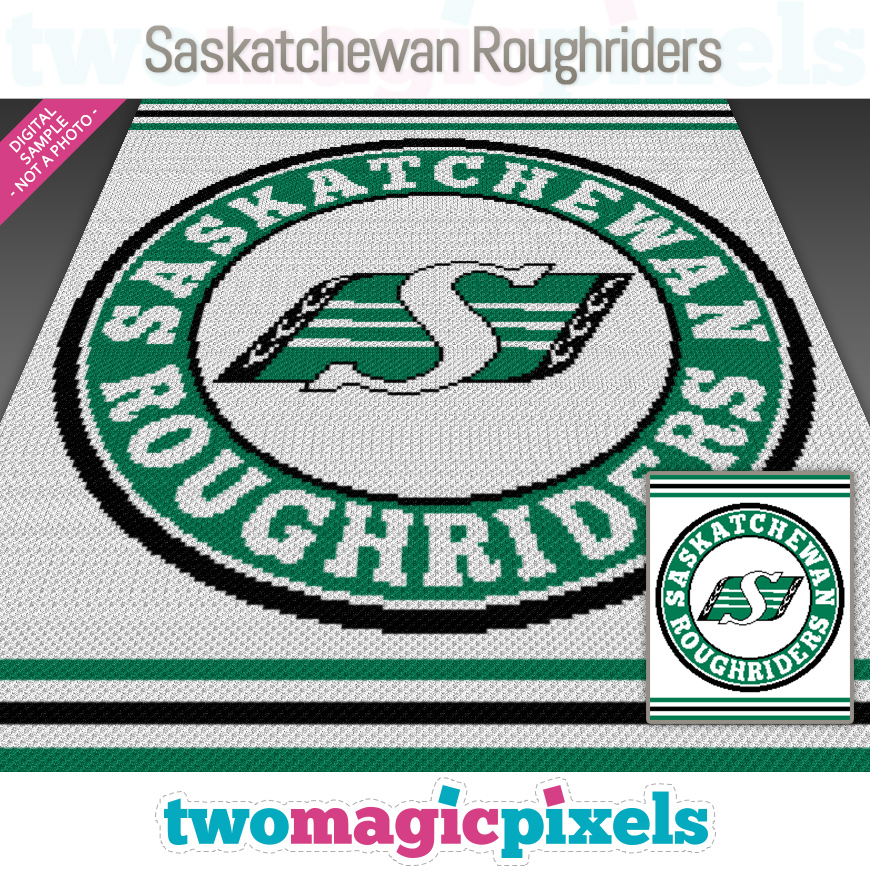 Saskatchewan Roughriders by Two Magic Pixels
