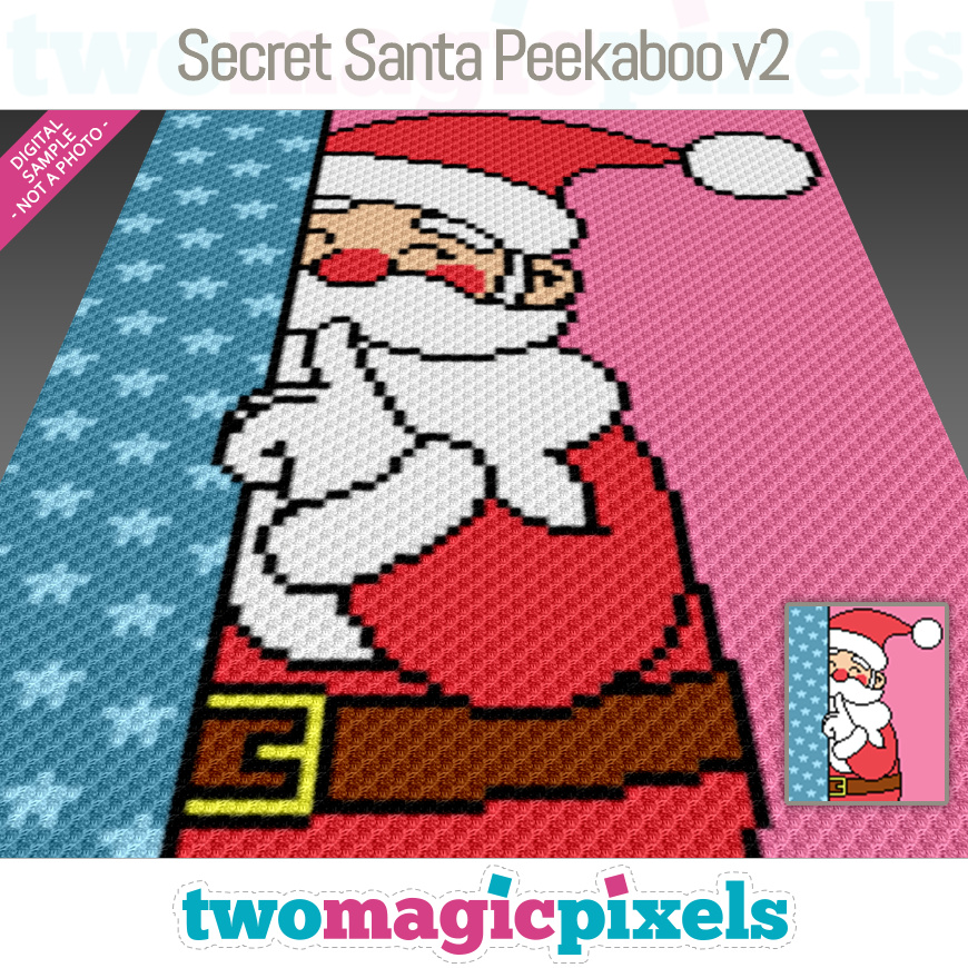 Secret Santa Peekaboo v2 by Two Magic Pixels