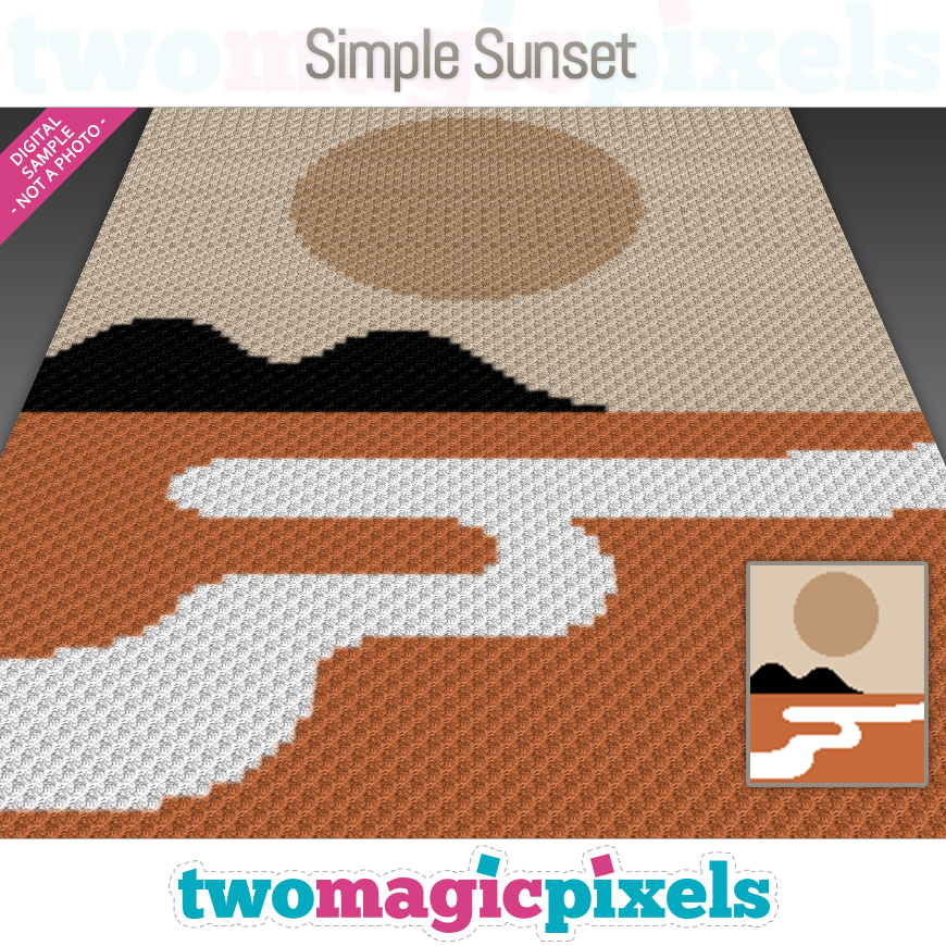 Simple Sunset by Two Magic Pixels