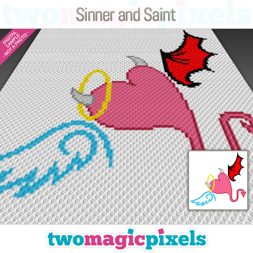 Sinner and Saint by Two Magic Pixels
