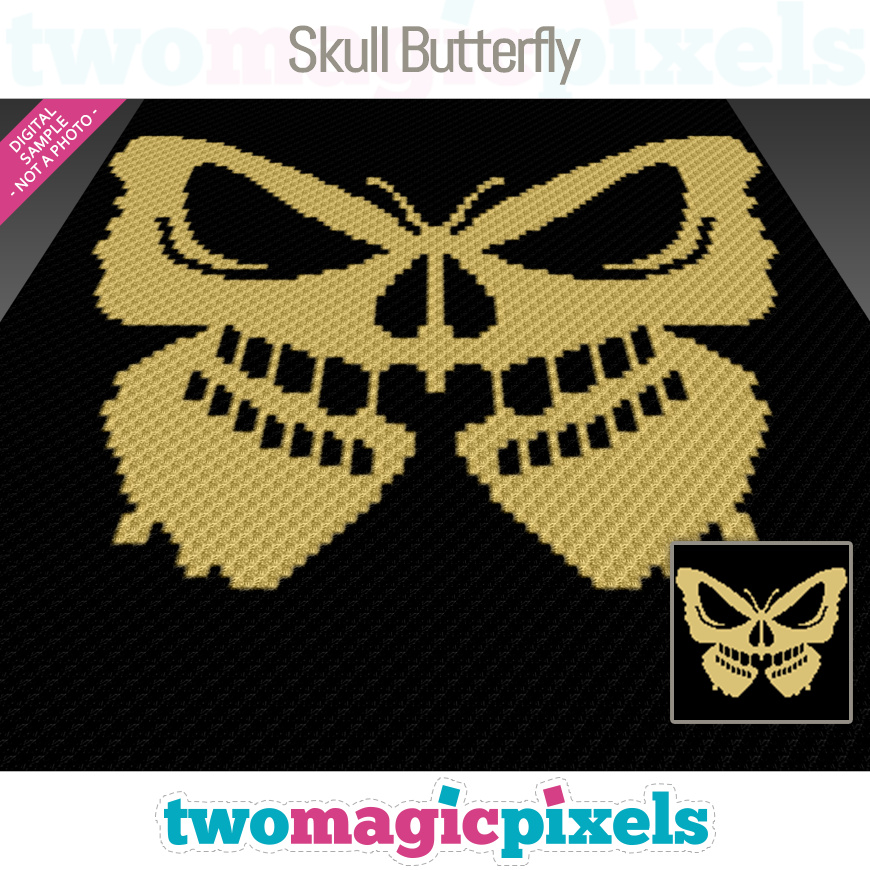 Skull Butterfly by Two Magic Pixels