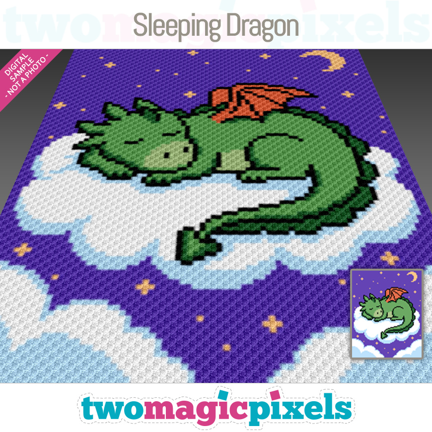 Sleeping Dragon by Two Magic Pixels