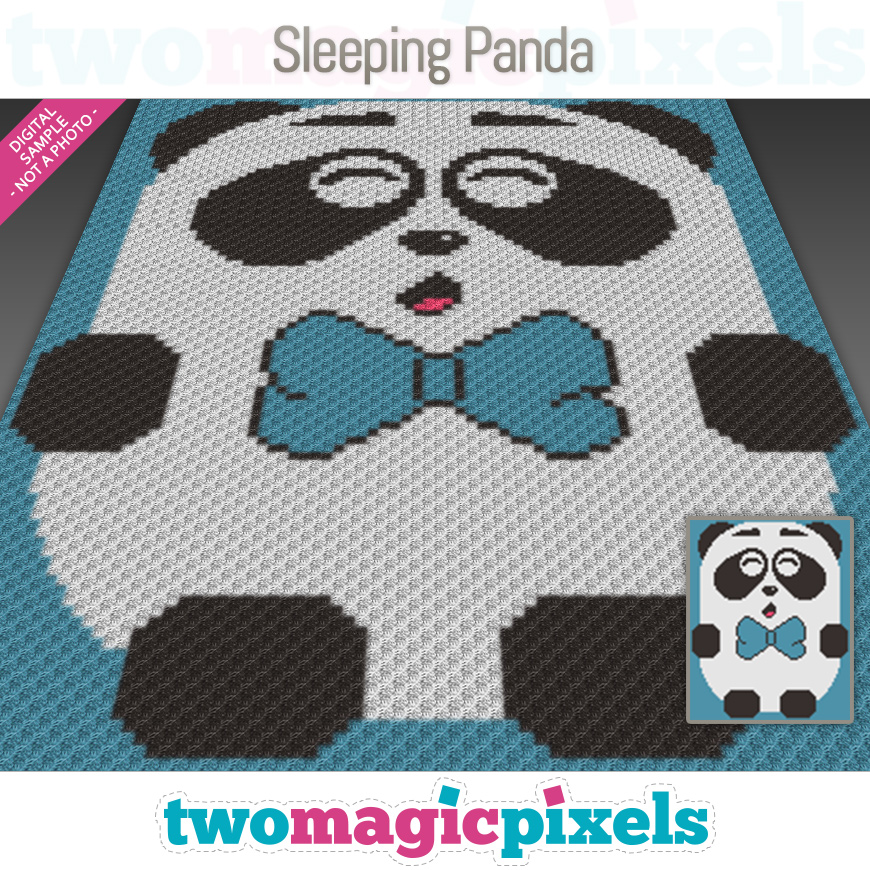 Sleeping Panda by Two Magic Pixels