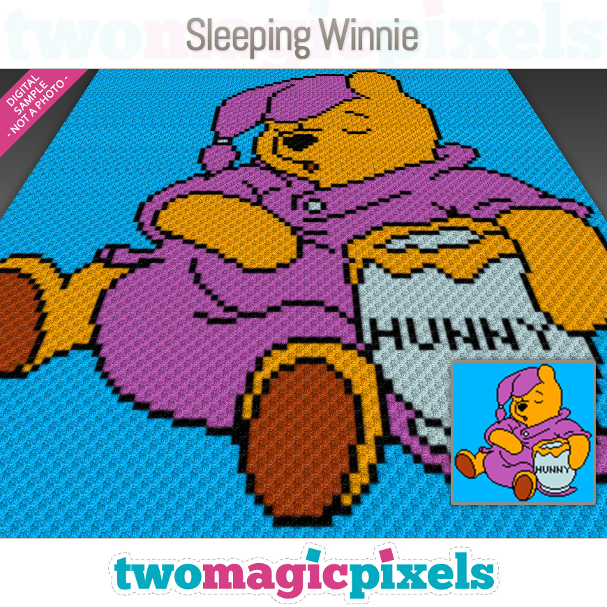 Sleeping Winnie by Two Magic Pixels