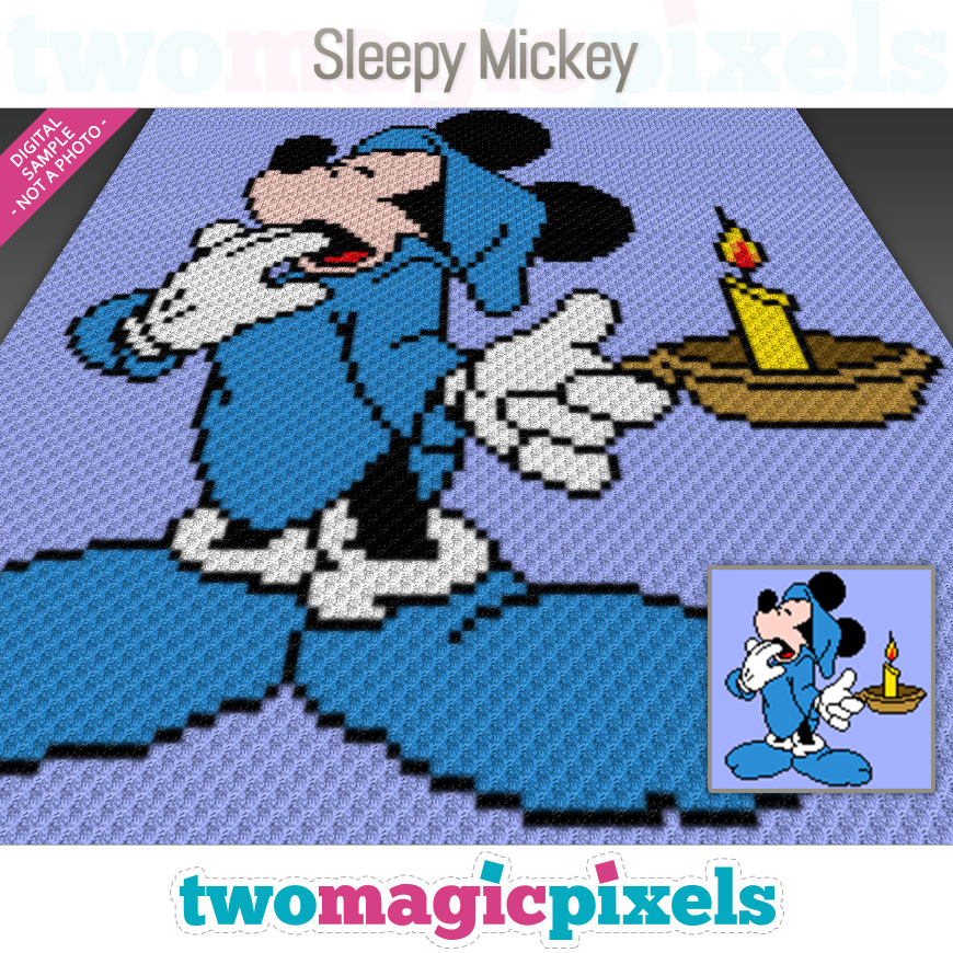 Sleepy Mickey by Two Magic Pixels
