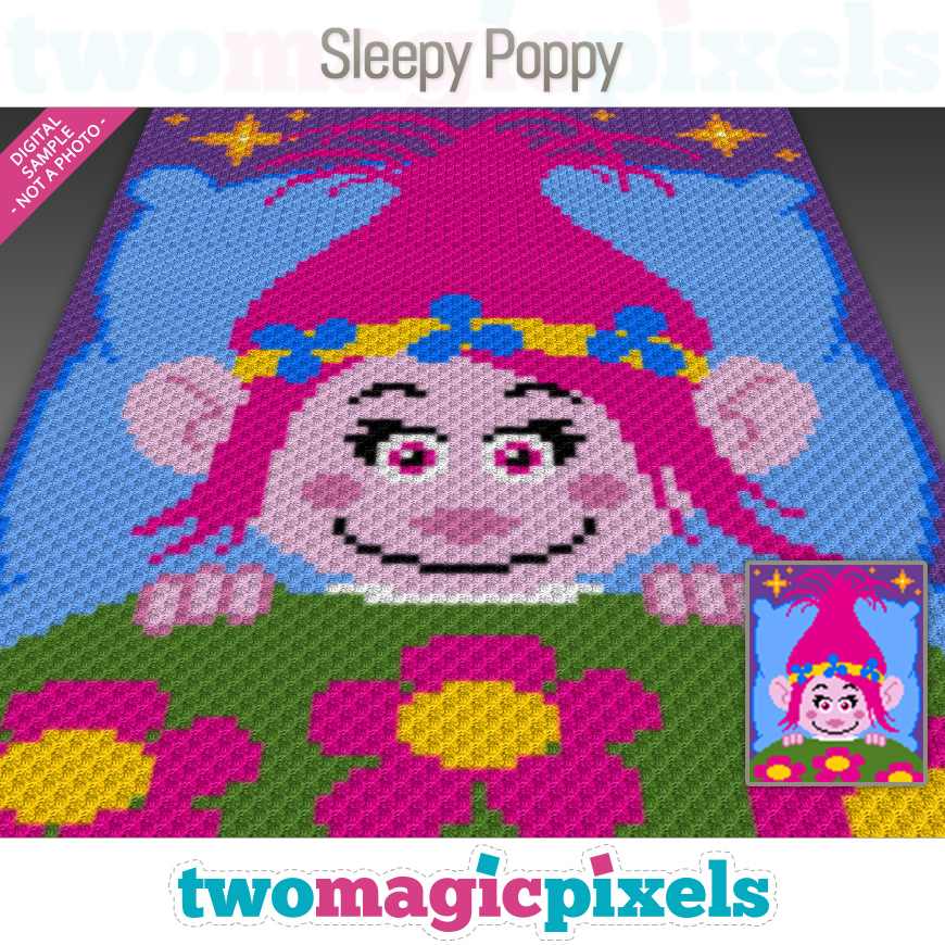 Sleepy Poppy by Two Magic Pixels