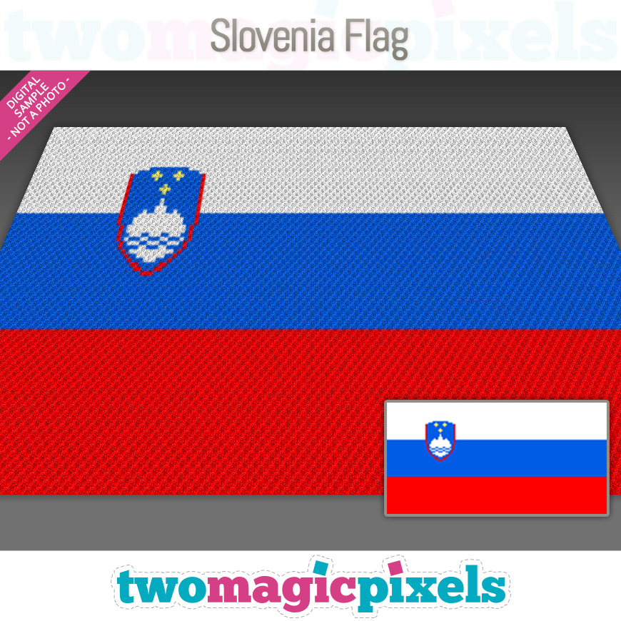 Slovenia Flag by Two Magic Pixels