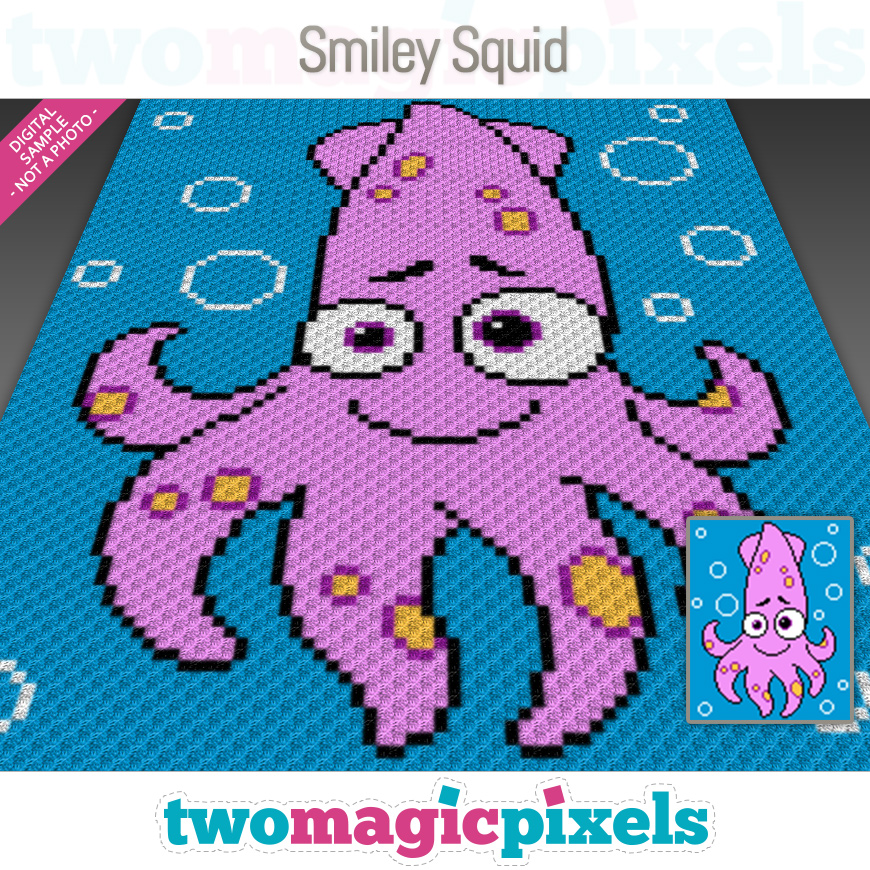 Smiley Squid by Two Magic Pixels
