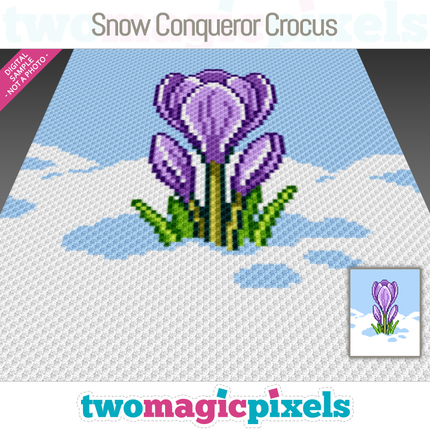 Snow Conqueror Crocus by Two Magic Pixels