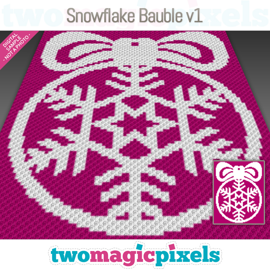 Snowflake Bauble by Two Magic Pixels