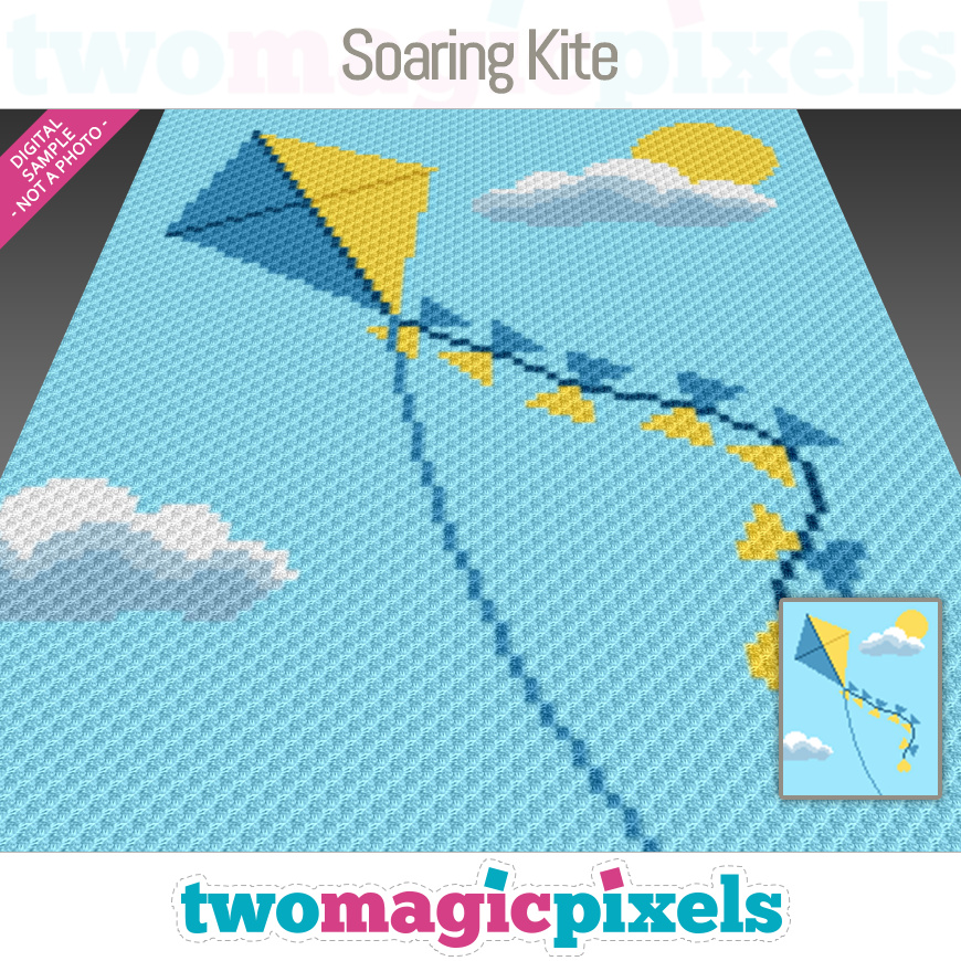 Soaring Kite by Two Magic Pixels
