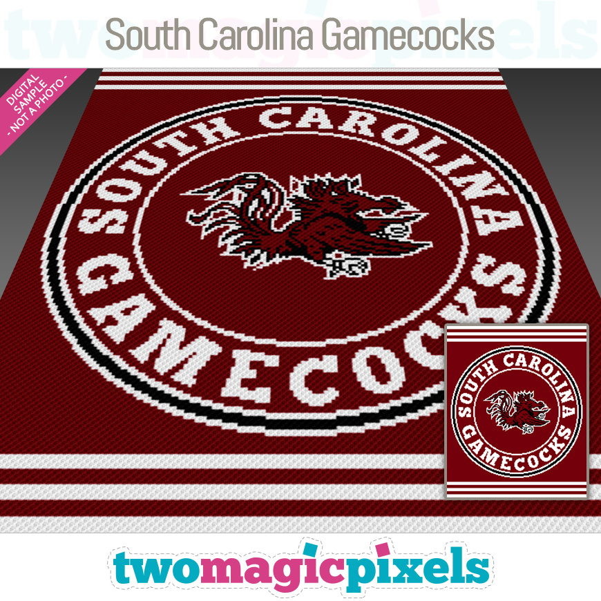 South Carolina Gamecocks by Two Magic Pixels