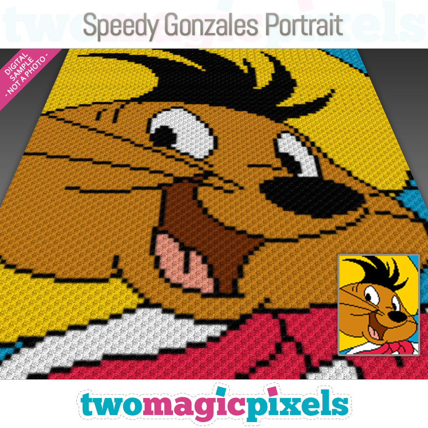 Speedy Gonzales Portrait by Two Magic Pixels