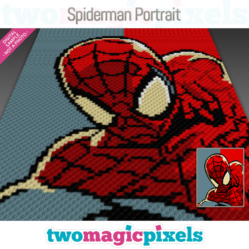 Spiderman Portrait by Two Magic Pixels