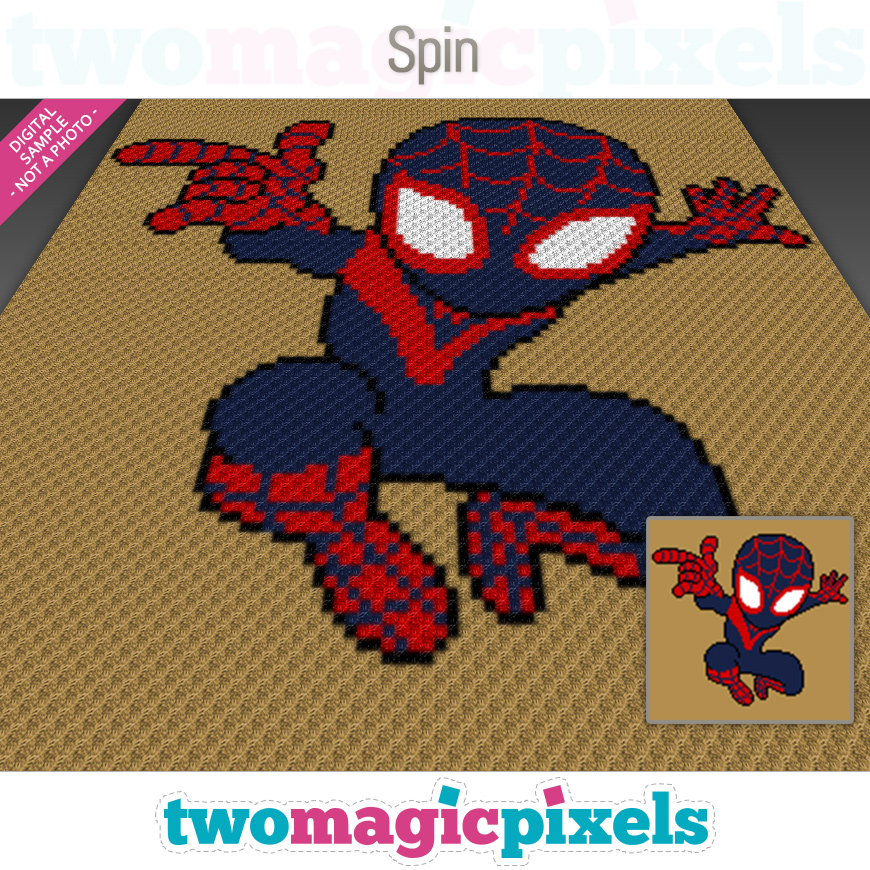 Spin by Two Magic Pixels
