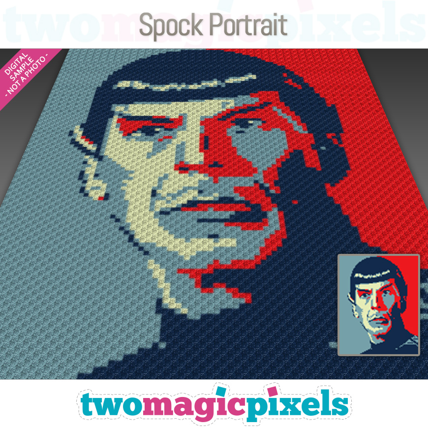 Spock Portrait by Two Magic Pixels
