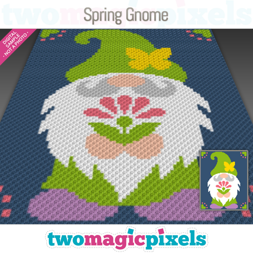 Spring Gnome by Two Magic Pixels