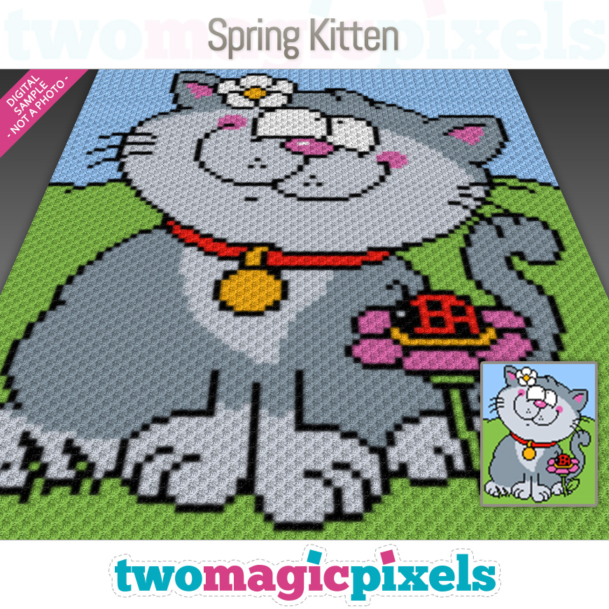 Spring Kitten by Two Magic Pixels
