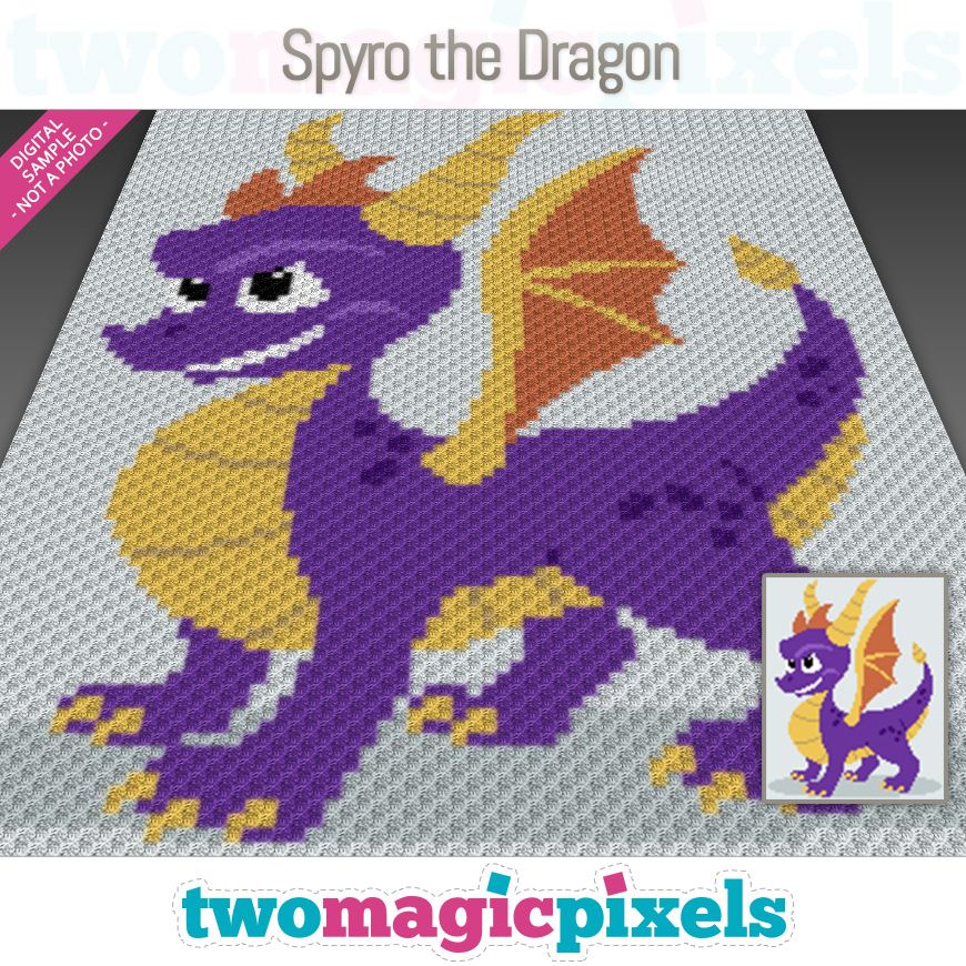 Spyro the Dragon by Two Magic Pixels