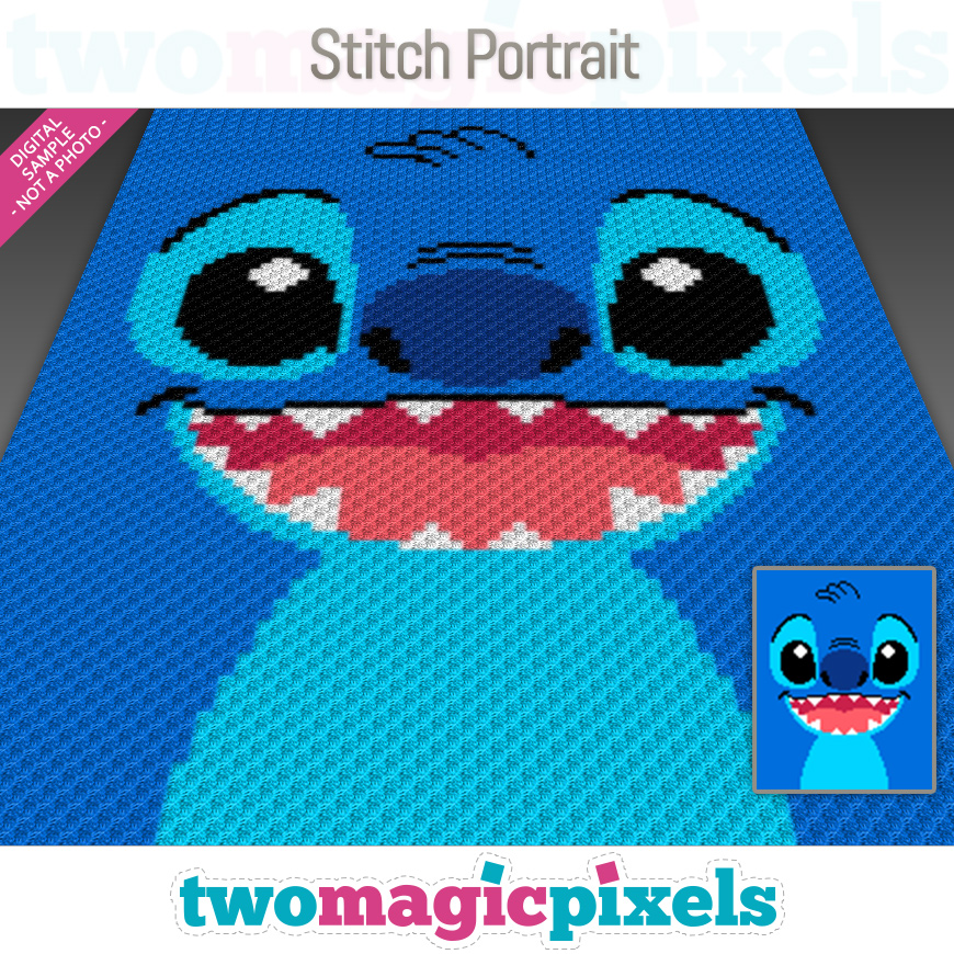 Stitch Portrait by Two Magic Pixels