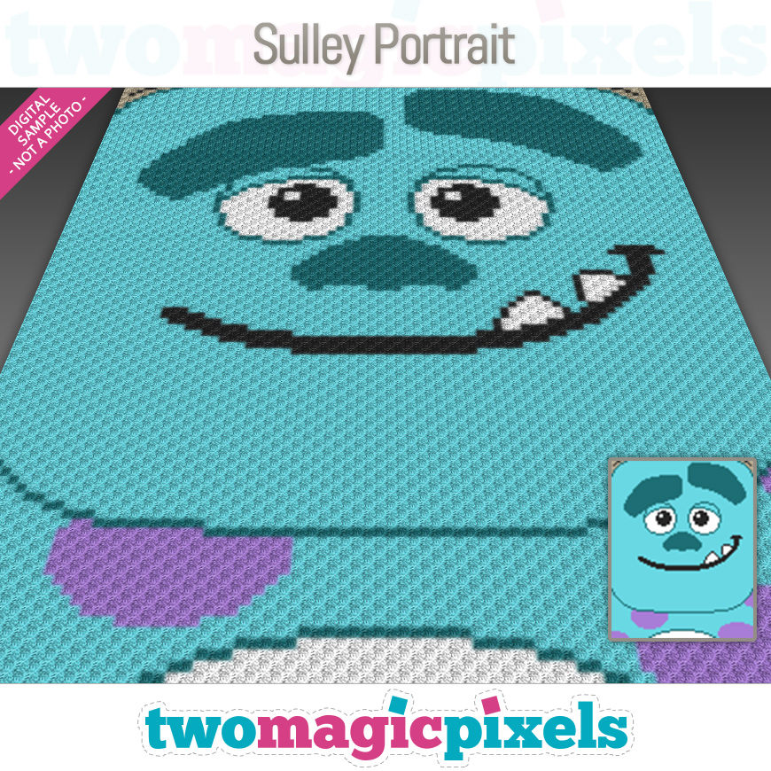 Sulley Portrait by Two Magic Pixels