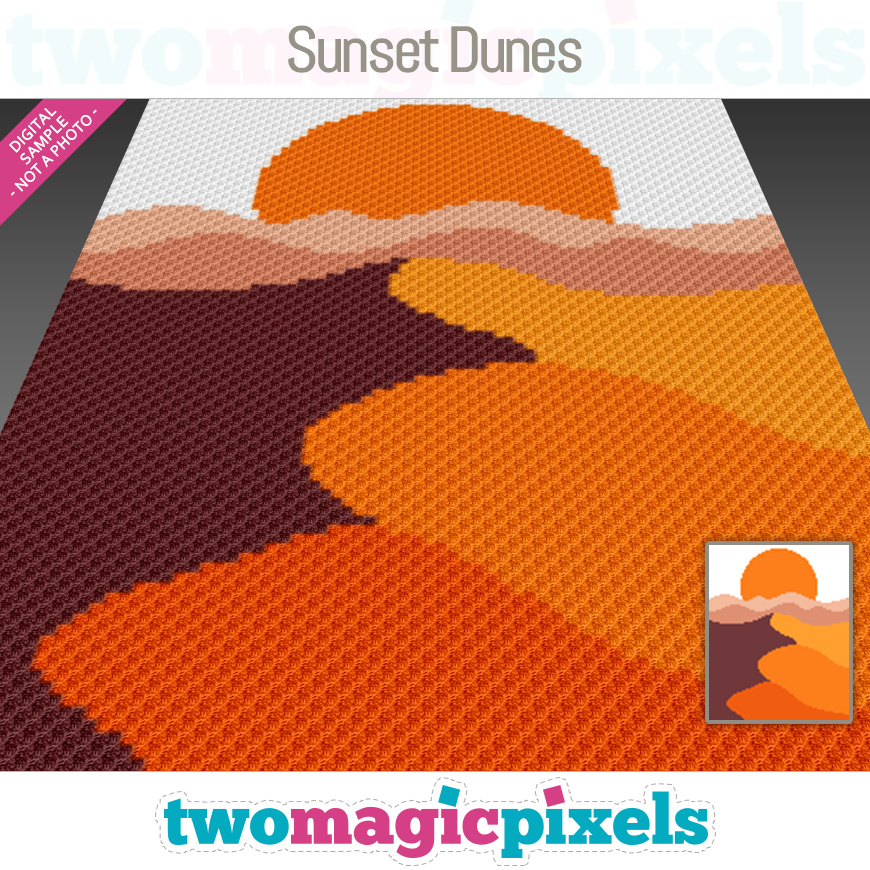 Sunset Dunes by Two Magic Pixels