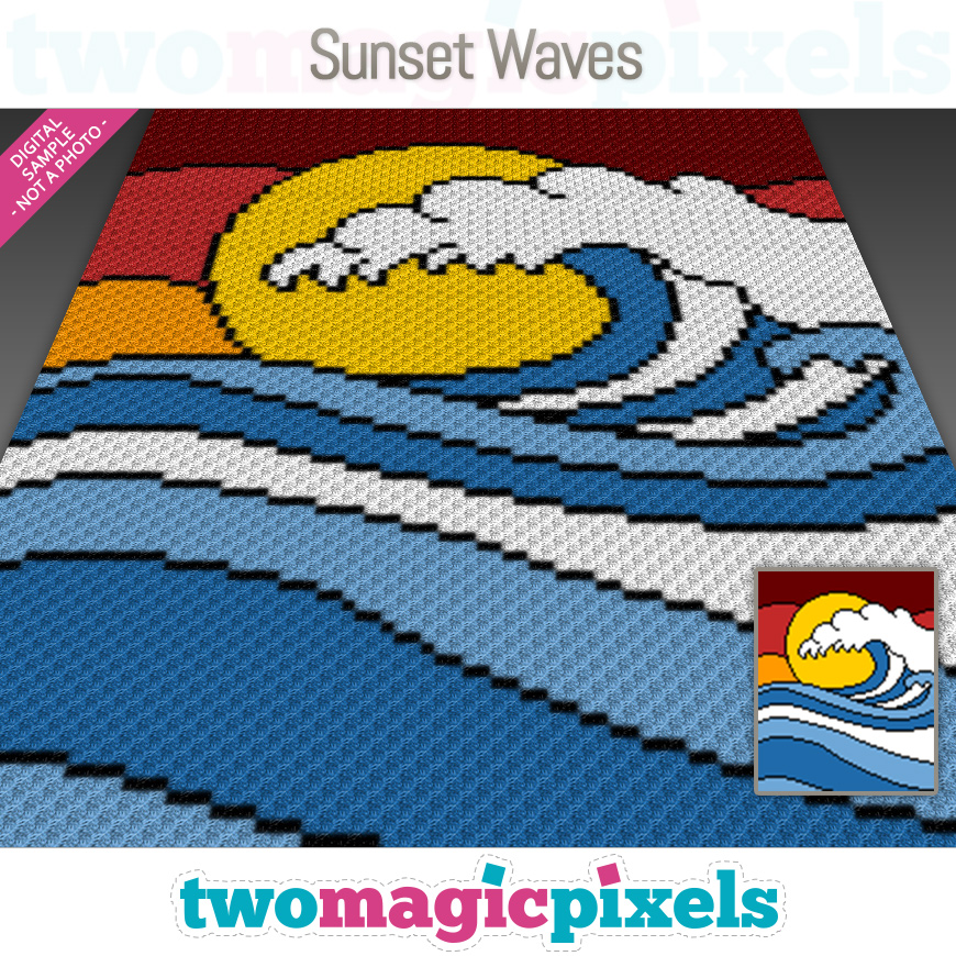 Sunset Waves by Two Magic Pixels Sunset Waves by Two Magic Pixels