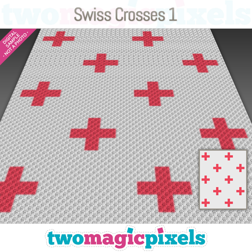 Swiss Crosses 1 by Two Magic Pixels