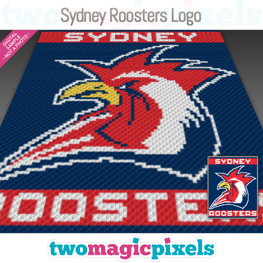 Sydney Roosters Logo by Two Magic Pixels