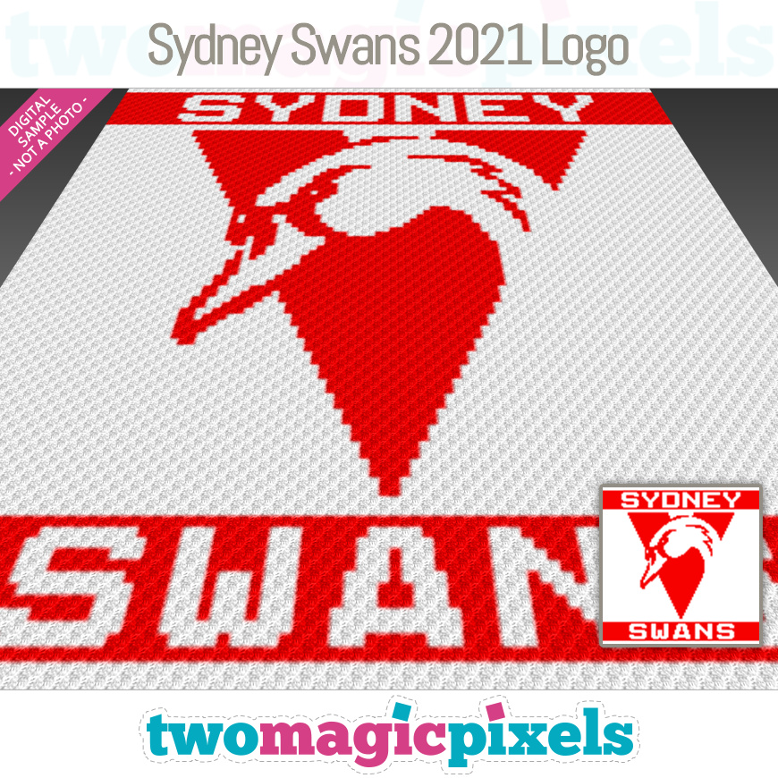 Sydney Swans 2021 Logo by Two Magic Pixels