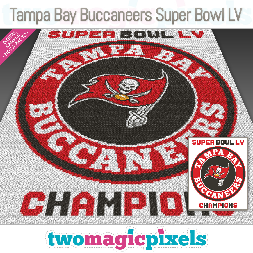 Tampa Bay Buccaneers Super Bowl LV by Two Magic Pixels