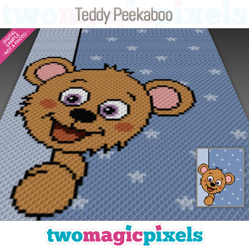 Teddy Peekaboo by Two Magic Pixels