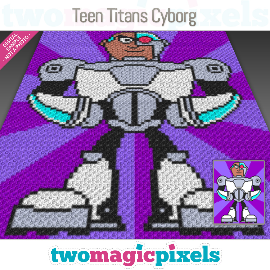 Teen Titans Cyborg by Two Magic Pixels