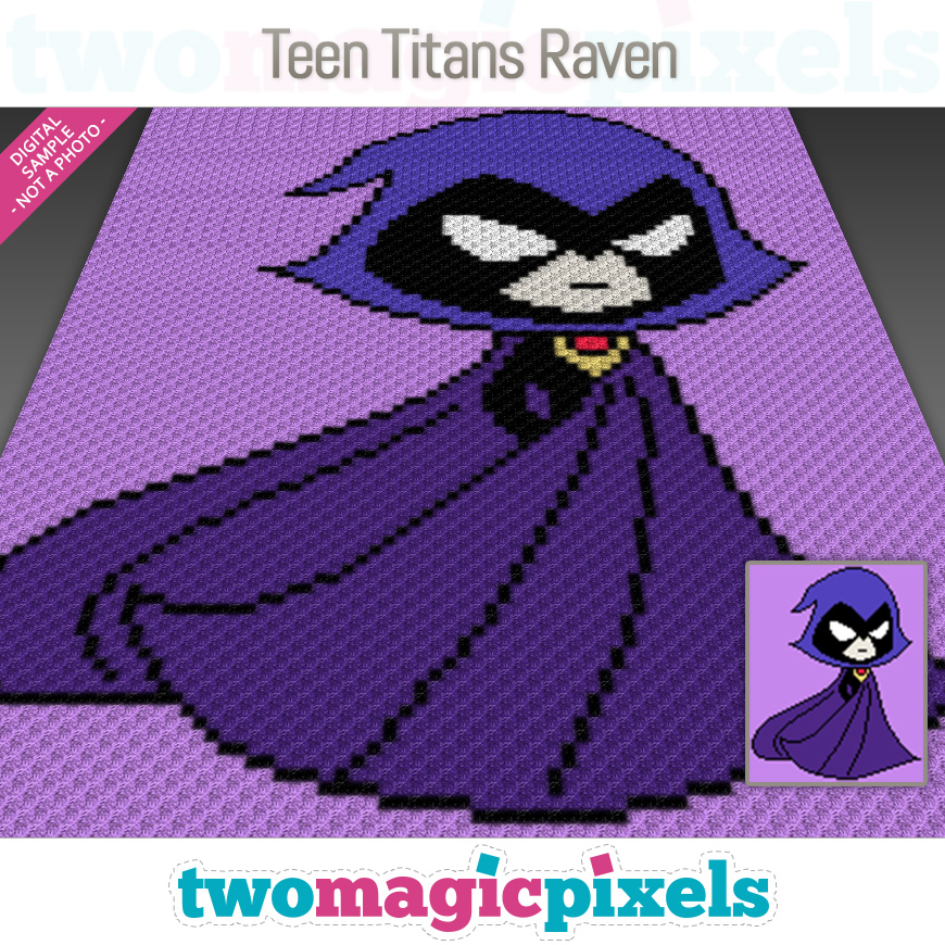 Teen Titans Raven by Two Magic Pixels