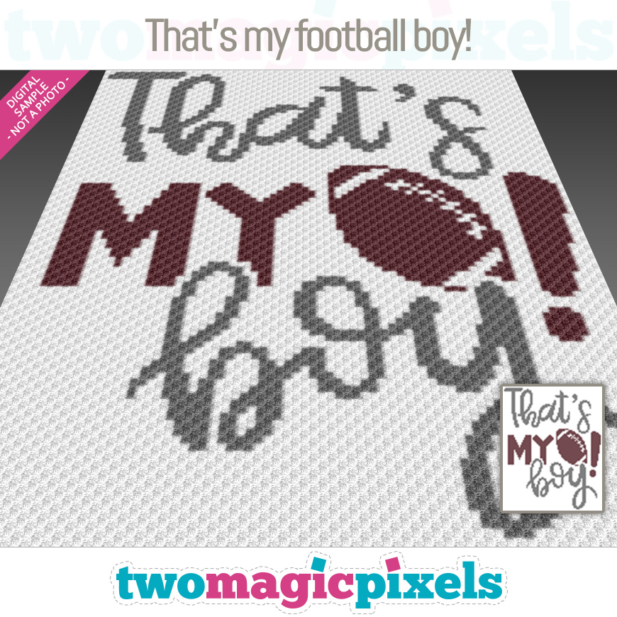That's My Football Boy! by Two Magic Pixels