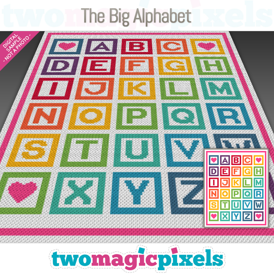 The Big Alphabet by Two Magic Pixels