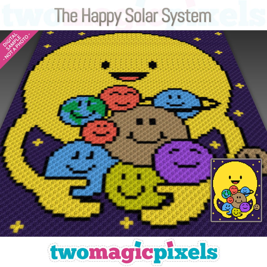 The Happy Solar System by Two Magic Pixels
