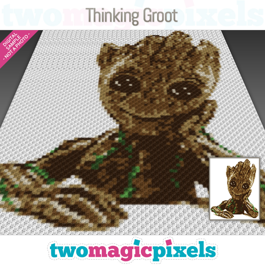 Thinking Groot by Two Magic Pixels