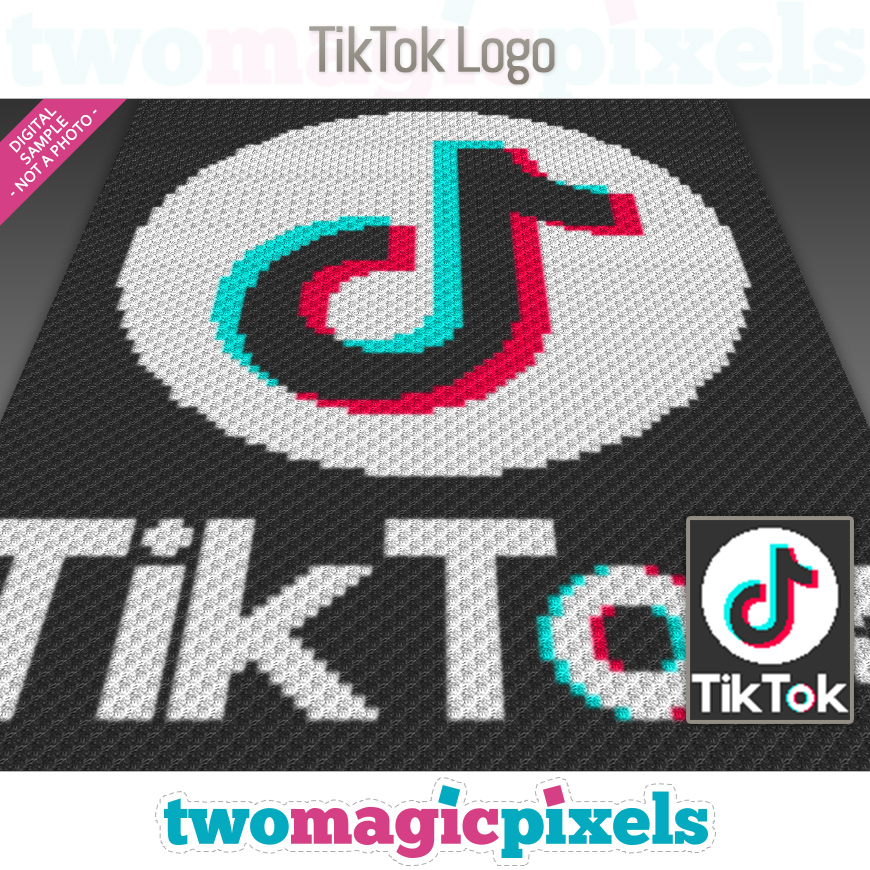 TikTok Logo by Two Magic Pixels