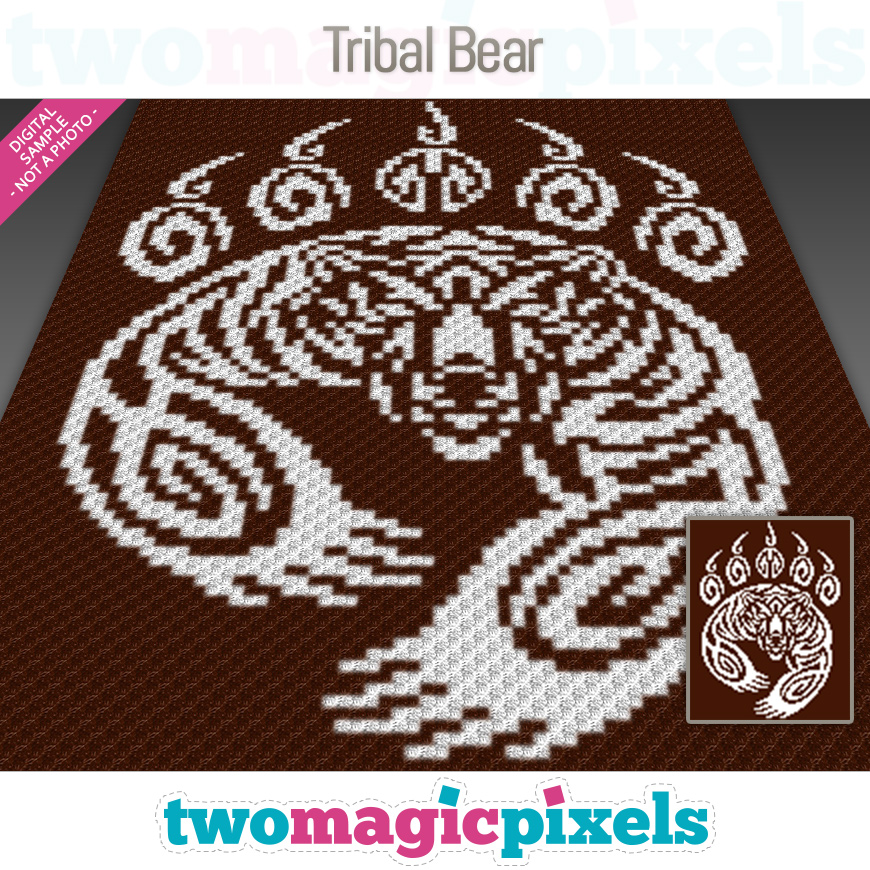 Tribal Bear by Two Magic Pixels