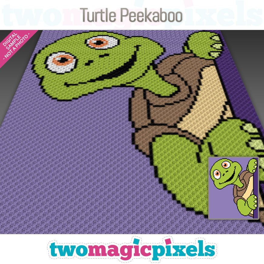 Turtle Peekaboo by Two Magic Pixels