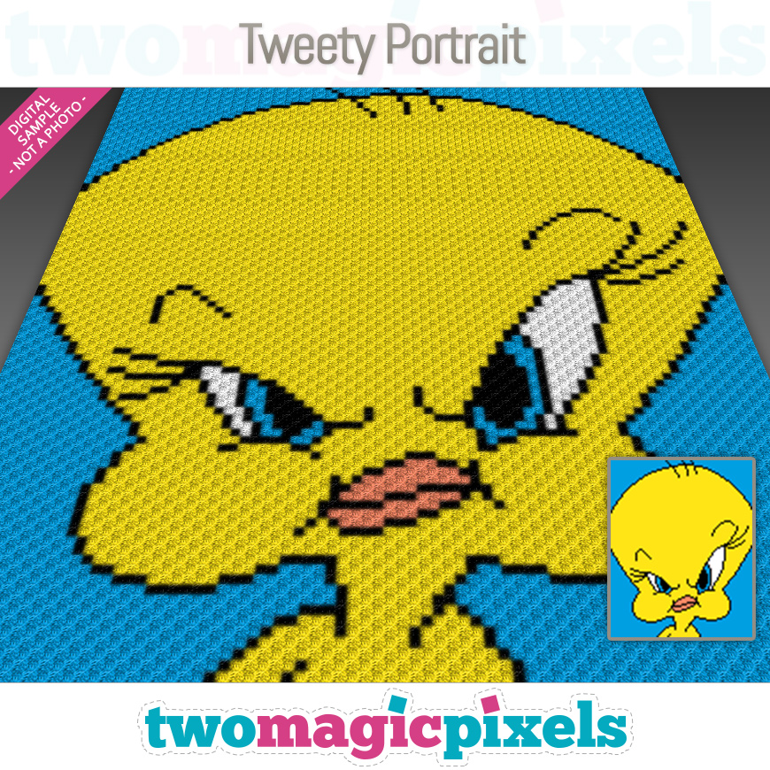 Tweety Portrait by Two Magic Pixels