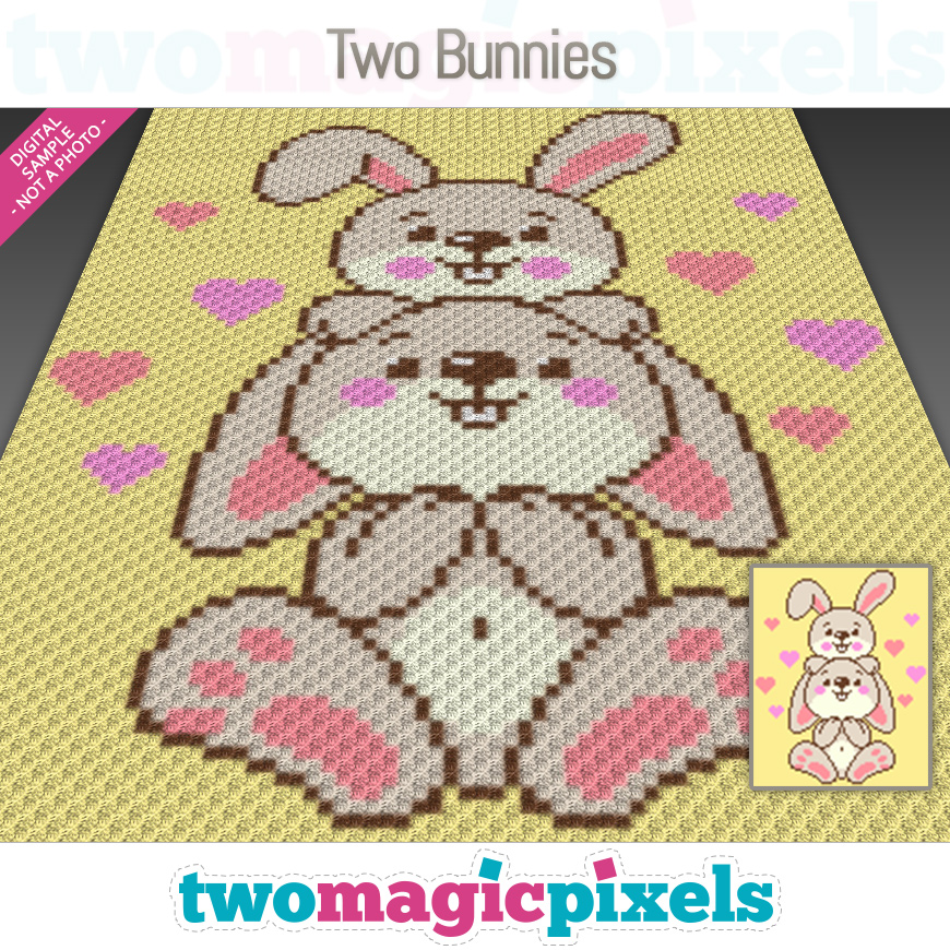 Two Bunnies by Two Magic Pixels