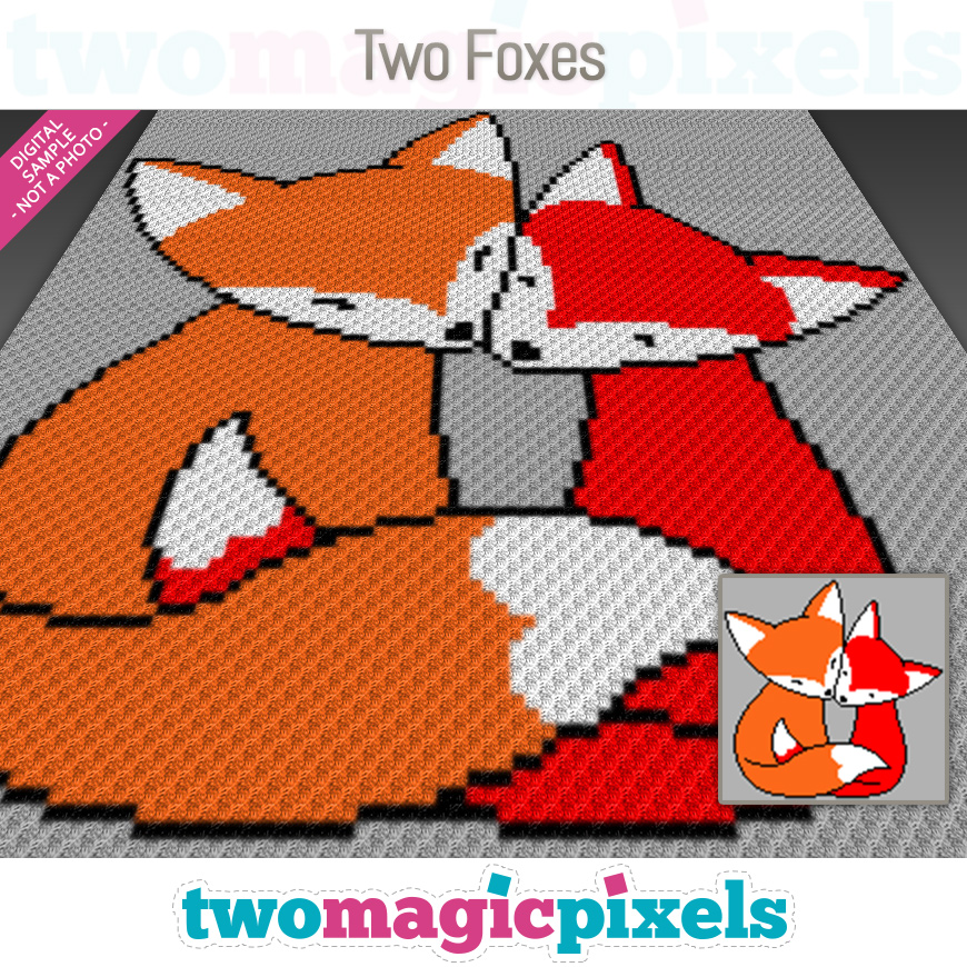 Two Foxes by Two Magic Pixels