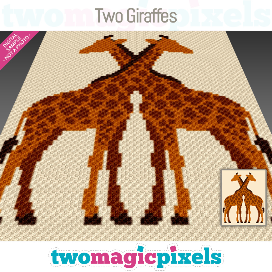 Two Giraffes by Two Magic Pixels